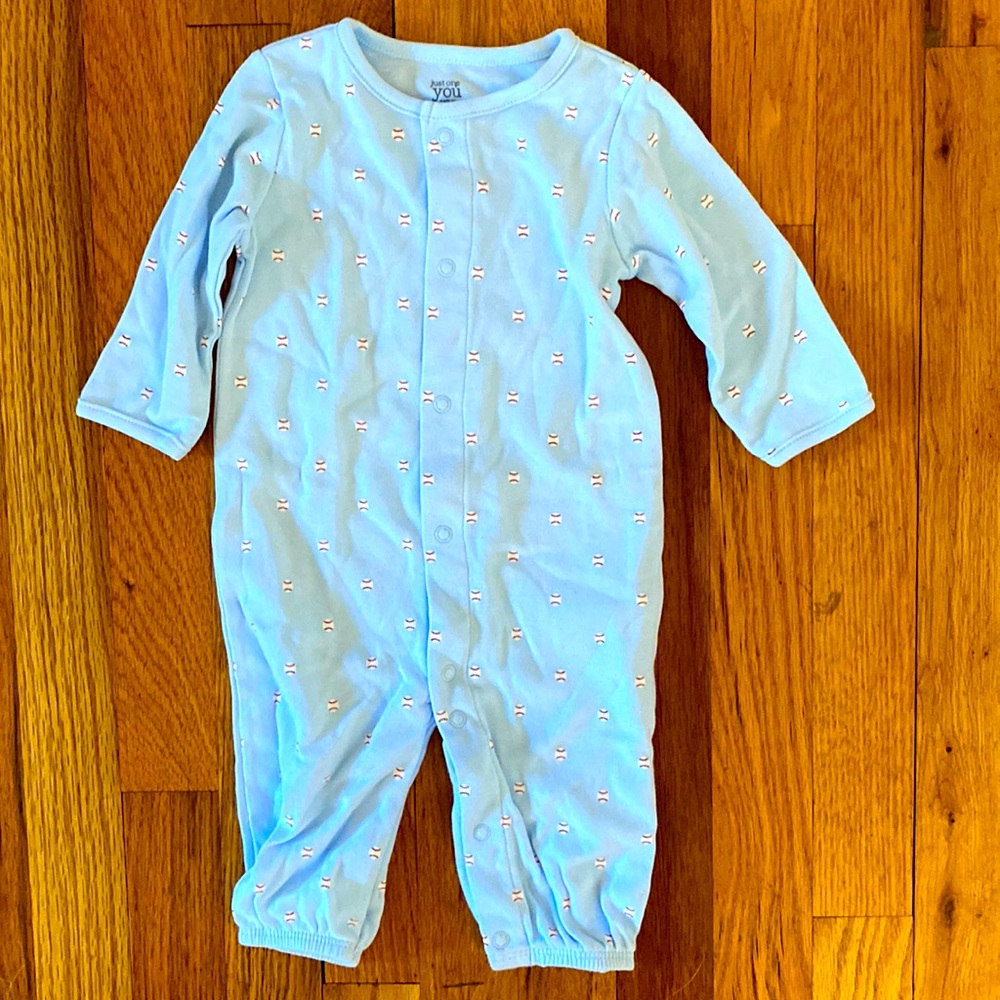 Baby baseball onesie. New, never worn
